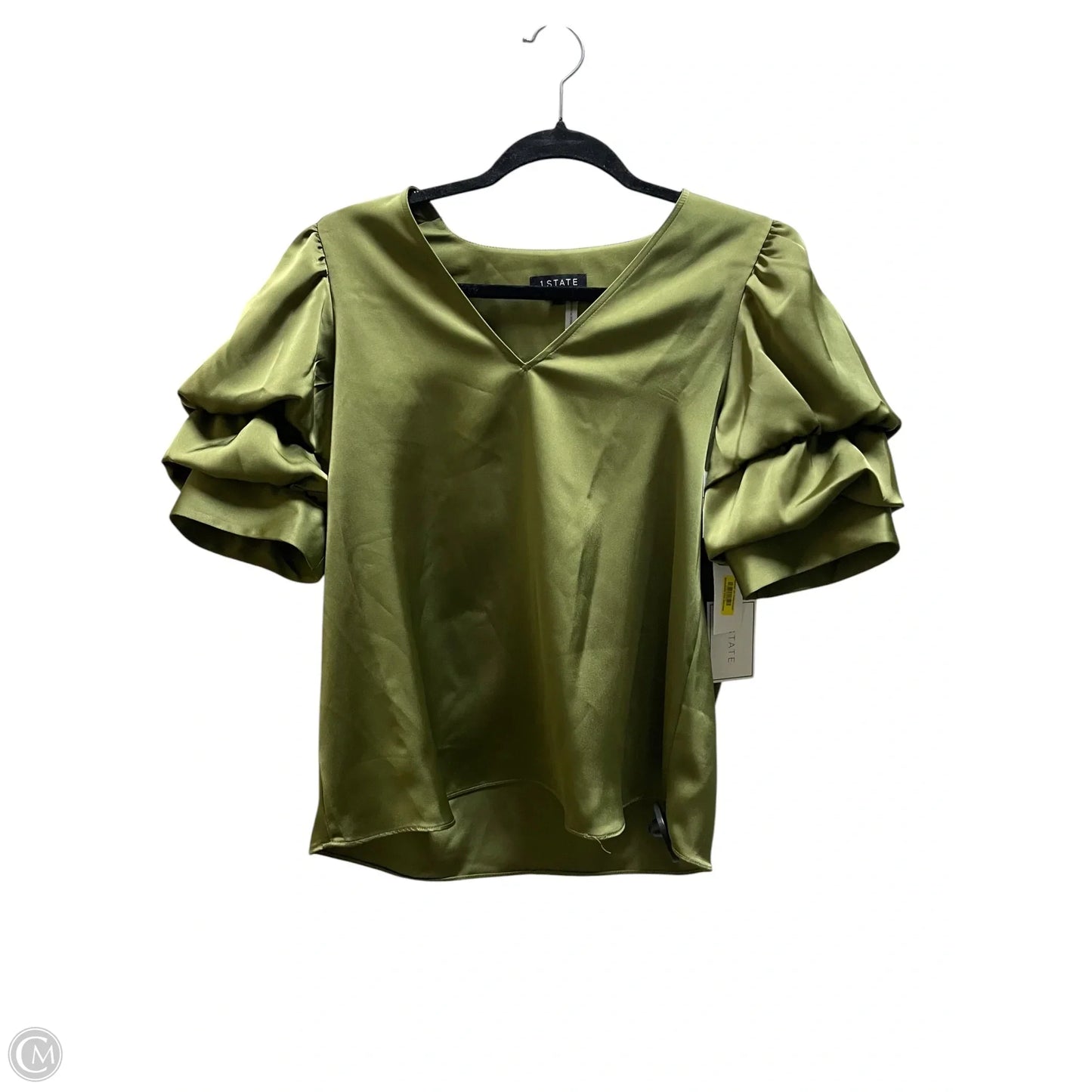 Top Short Sleeve By 1.state In Green, Size: S