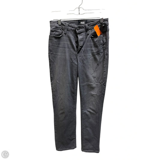 Jeans Skinny By Paige In Grey, Size: 4