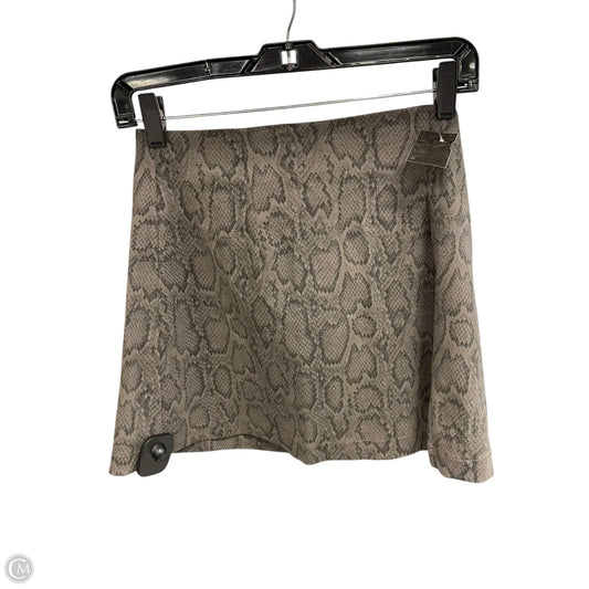 Skirt Mini & Short By Blush In Grey, Size: S