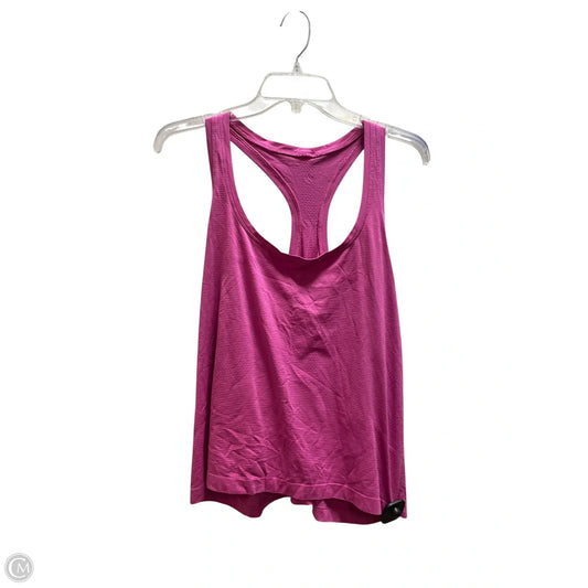 Athletic Tank Top By Lululemon In Pink, Size: Xl