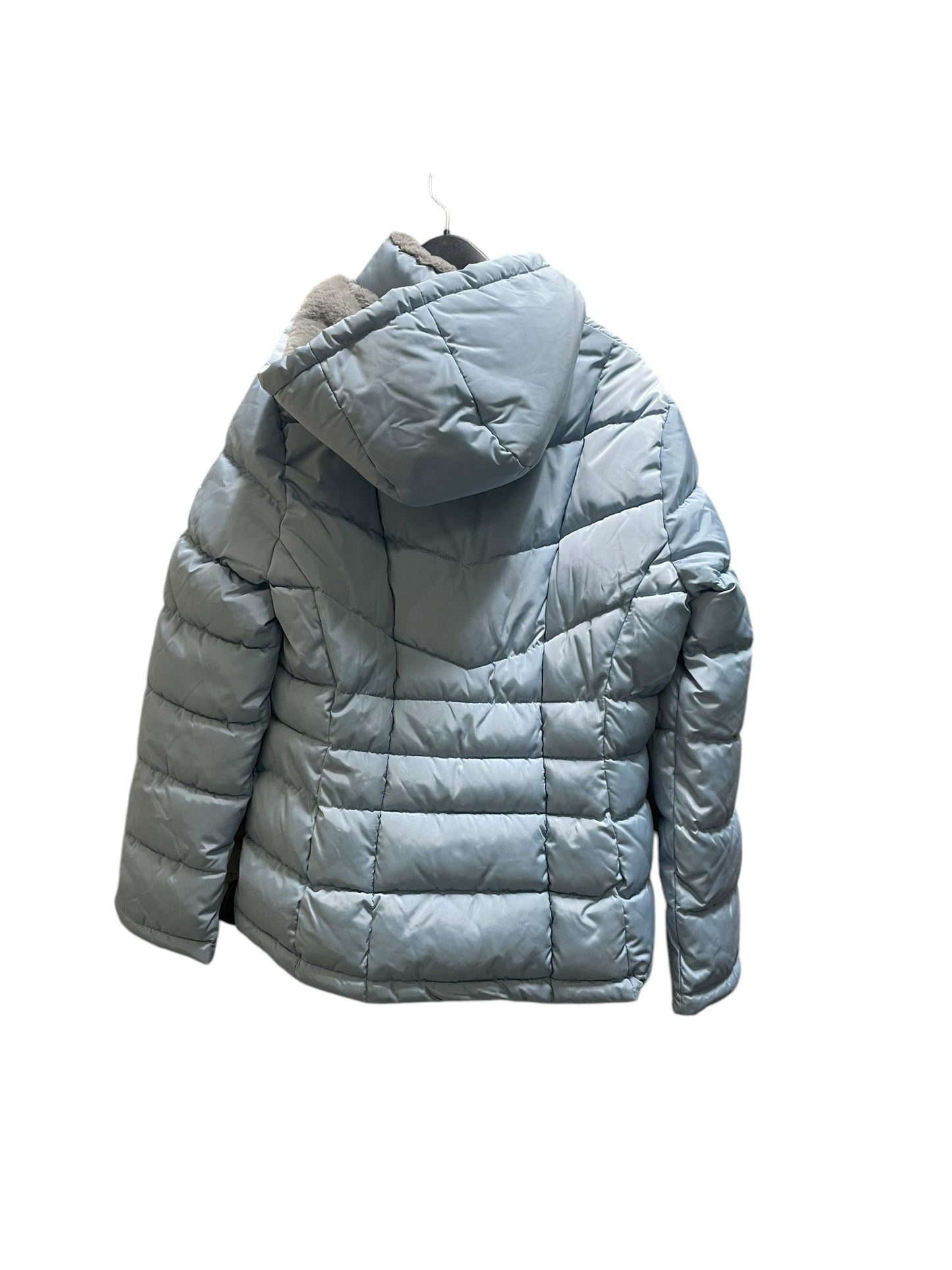 Coat Puffer & Quilted By Calvin Klein In Blue, Size: L