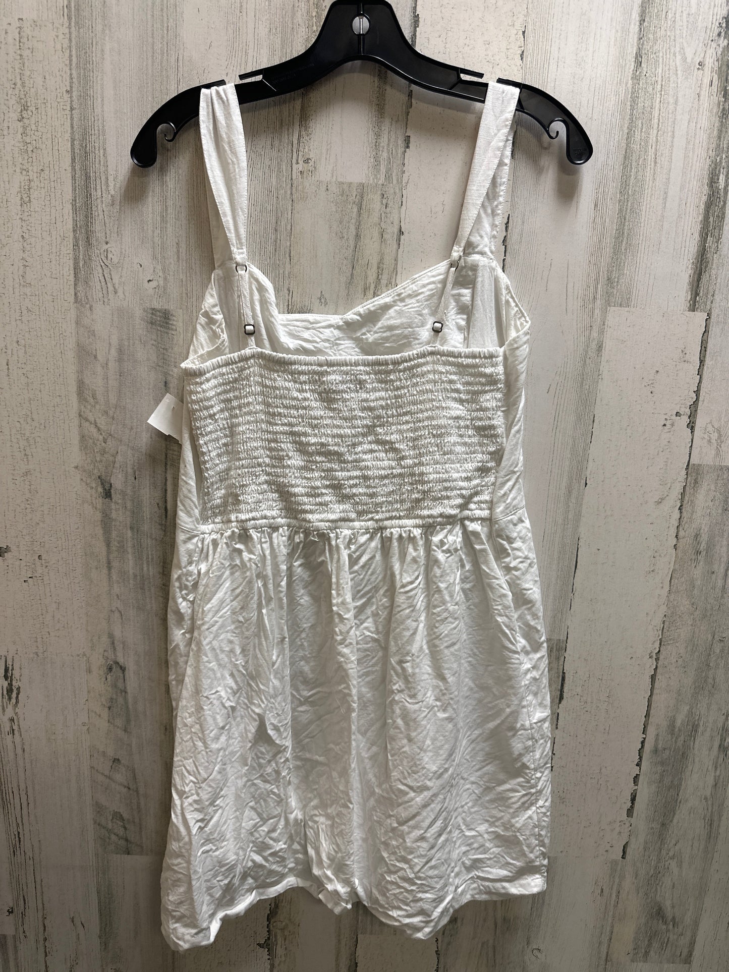 White Dress Casual Short Abercrombie And Fitch, Size L