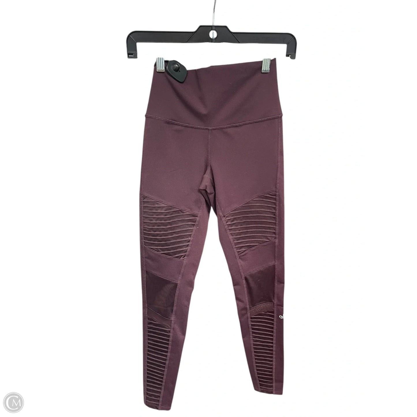 Athletic Leggings By Alo In Maroon, Size: Xs
