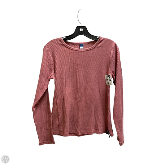Top Long Sleeve By Old Navy In Pink, Size: L