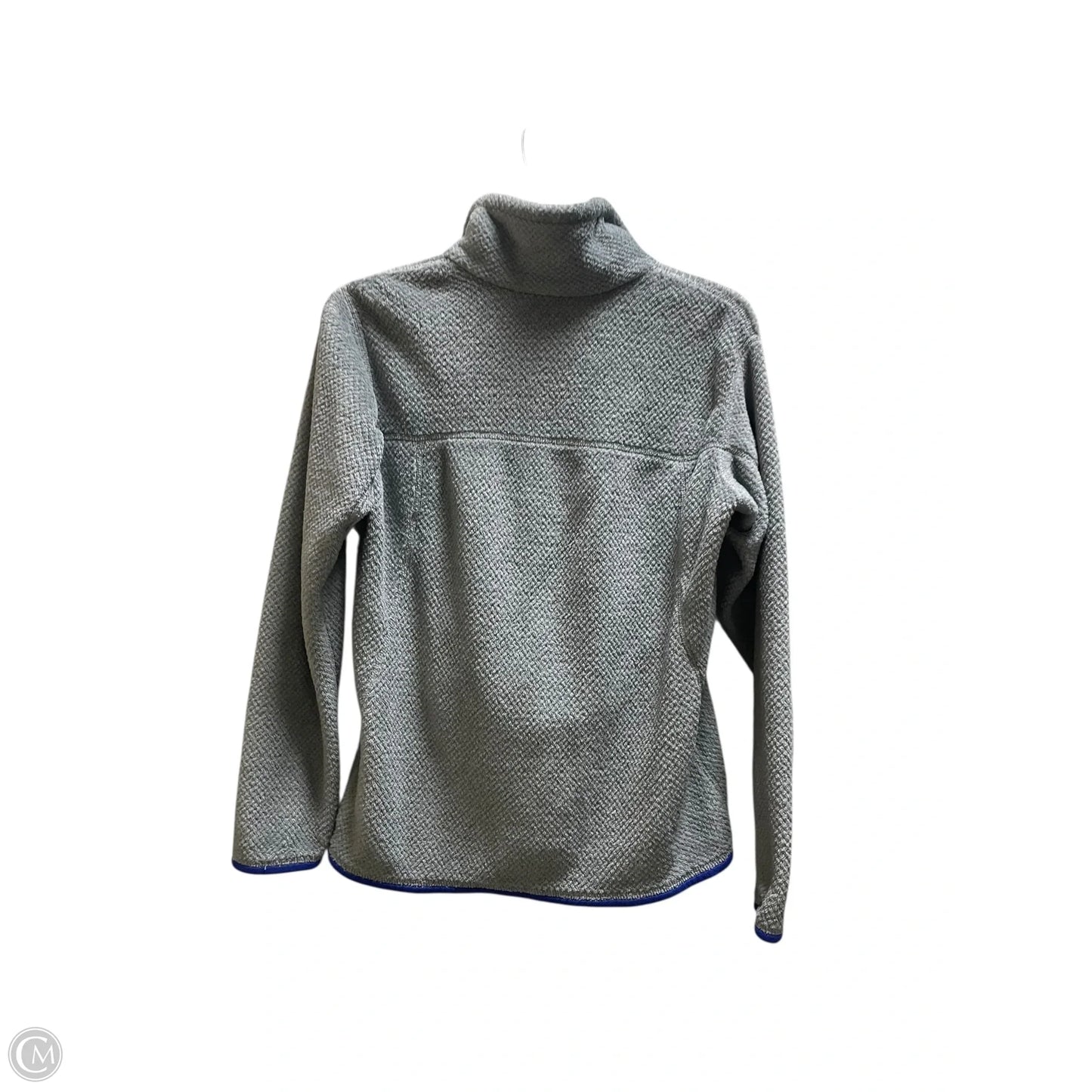 Sweatshirt Collar By Patagonia In Grey, Size: M