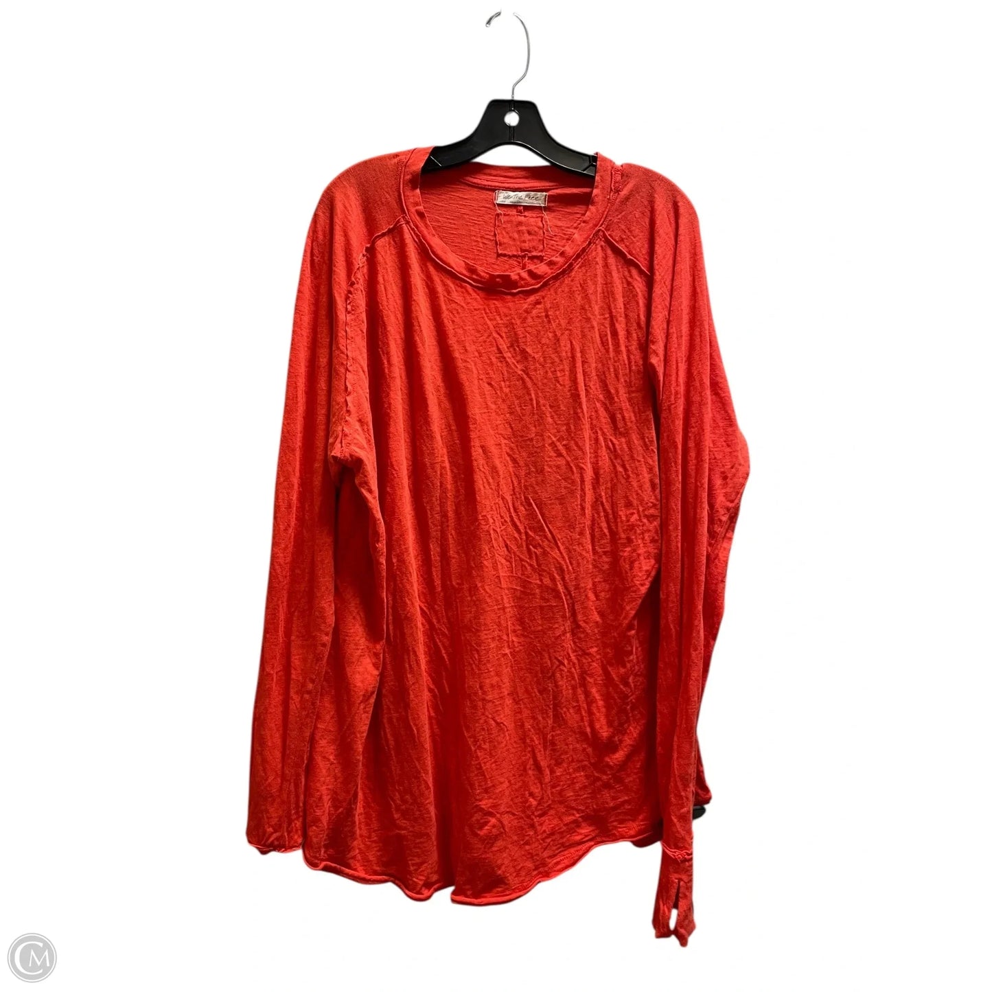 Top Long Sleeve By We The Free In Orange, Size: L