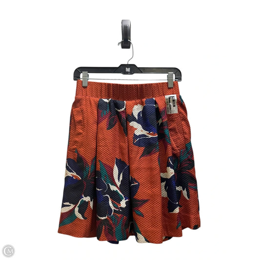 Skirt Mini & Short By Maeve In Orange, Size: S