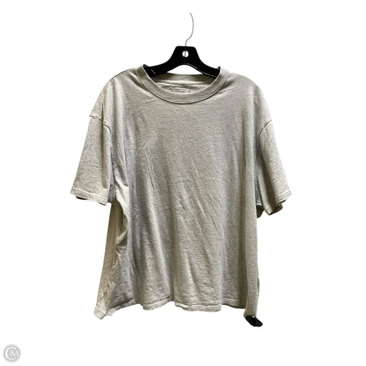 Top Short Sleeve Basic By Abercrombie And Fitch In Grey, Size: Xl