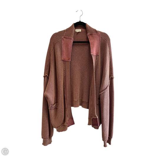 Cardigan By Pol In Maroon, Size: L