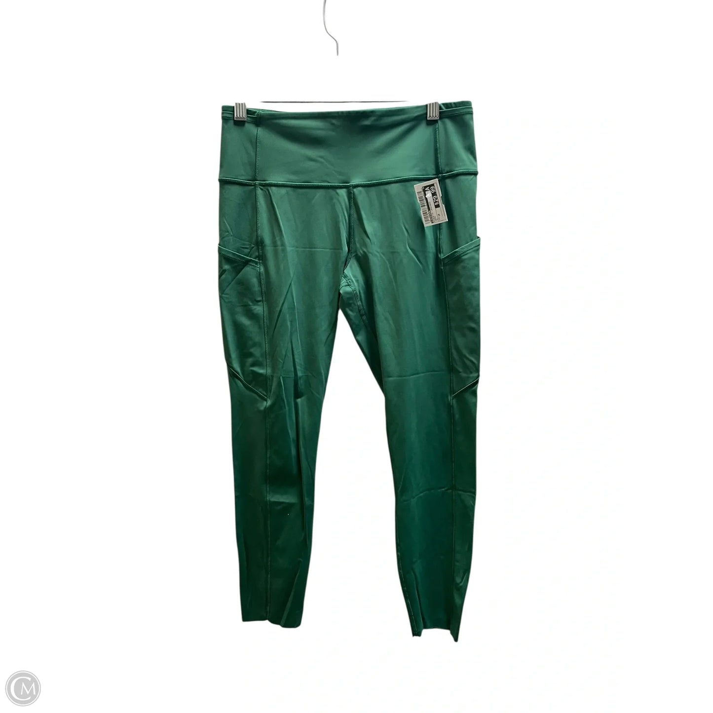 Athletic Leggings By Lululemon In Green, Size: 10