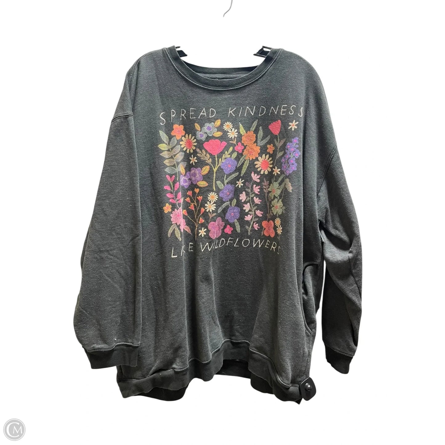 Sweatshirt Crewneck By Natural Life In Green, Size: 3x