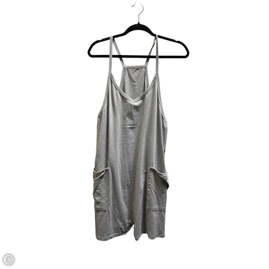 Romper By Clothes Mentor In Grey, Size: L