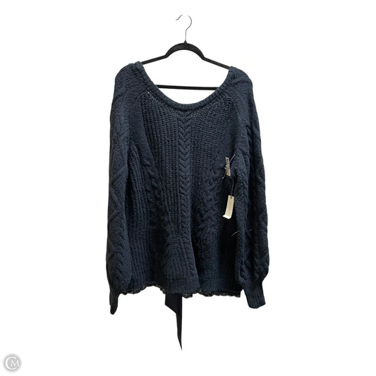 Sweater By Anthropologie In Blue, Size: L