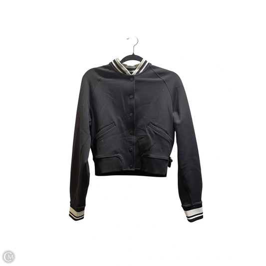 Athletic Jacket By Lululemon In Black, Size: Xs