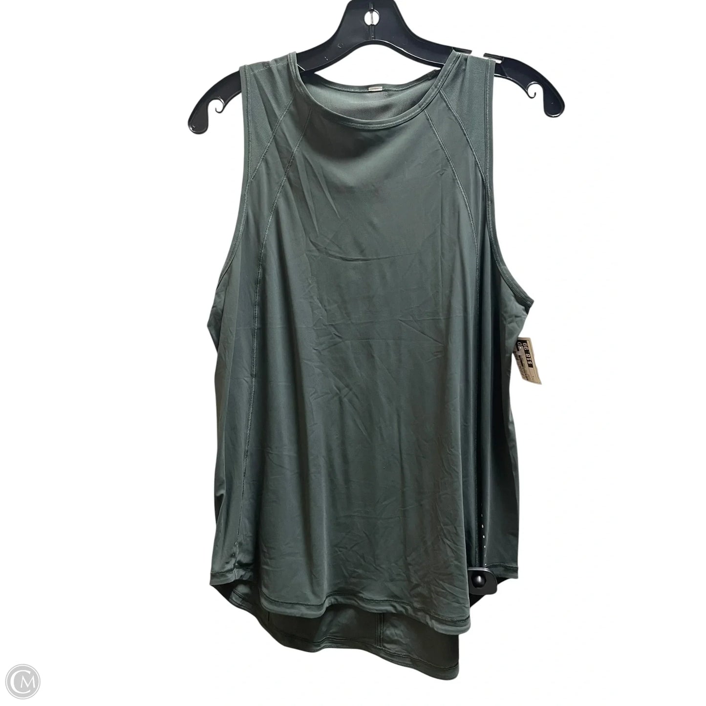 Athletic Tank Top By Lululemon In Green, Size: L