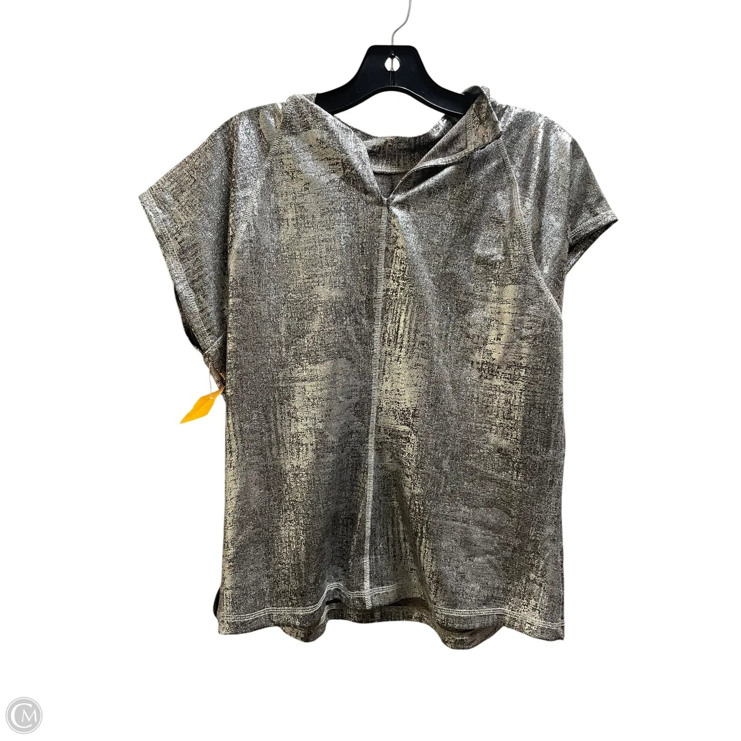 Top Sleeveless By Pilcro In Silver, Size: L