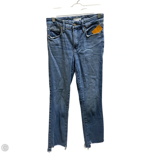 Jeans Skinny By Good American In Blue Denim, Size: 0