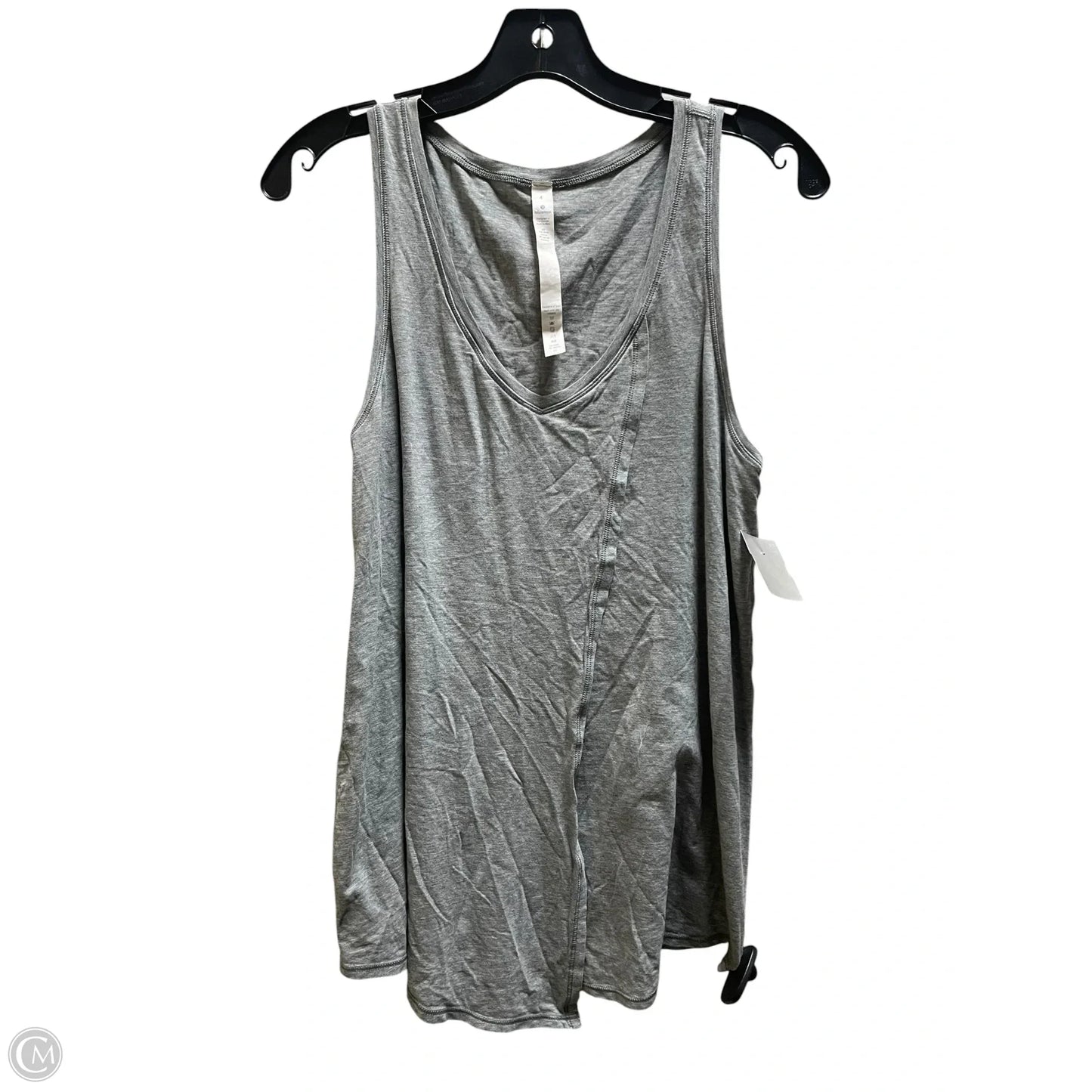 Athletic Tank Top By Lululemon In Grey, Size: 4