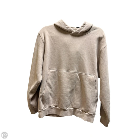 Athletic Sweatshirt Hoodie By Lululemon In Tan, Size: S
