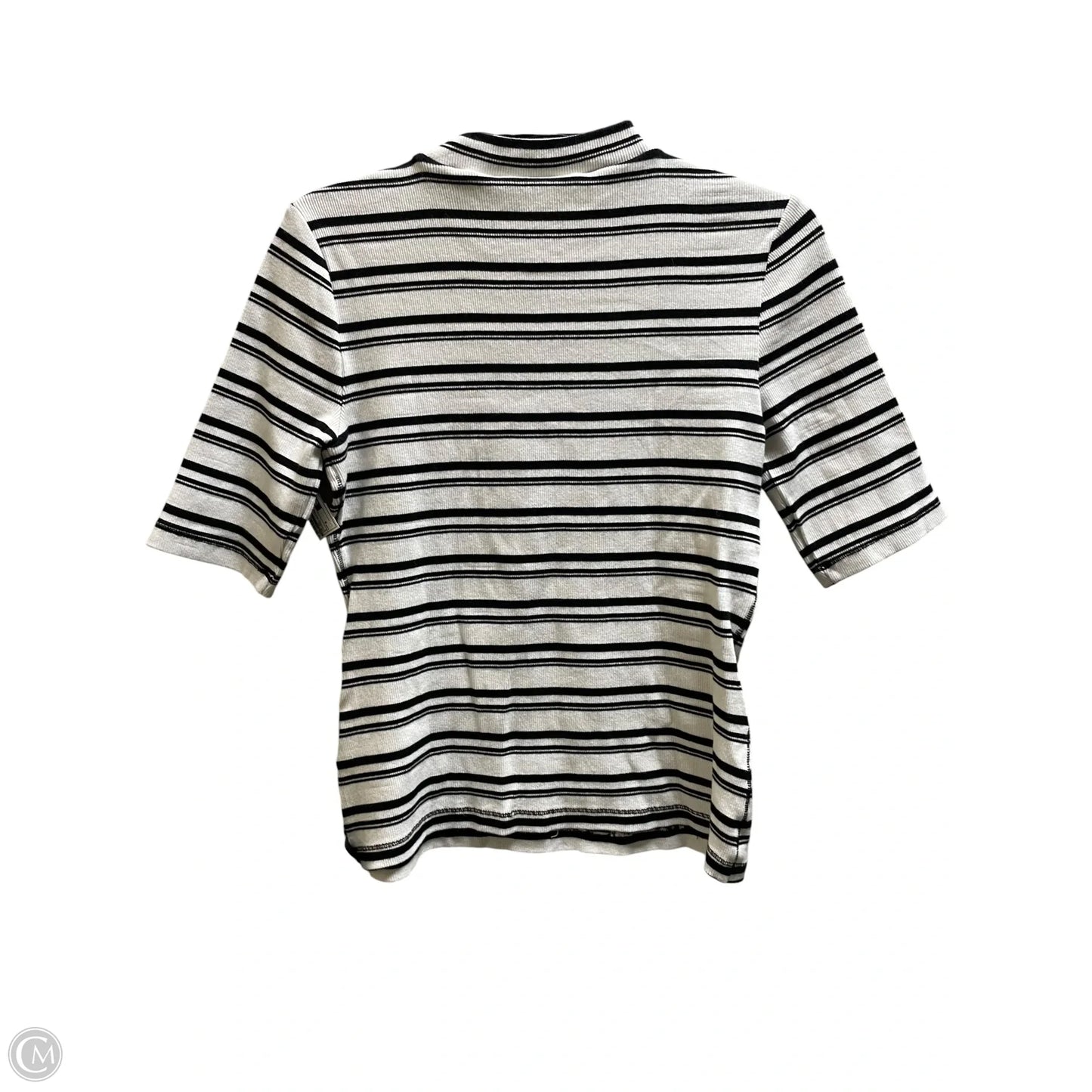Top Short Sleeve By Maeve In Striped Pattern, Size: S