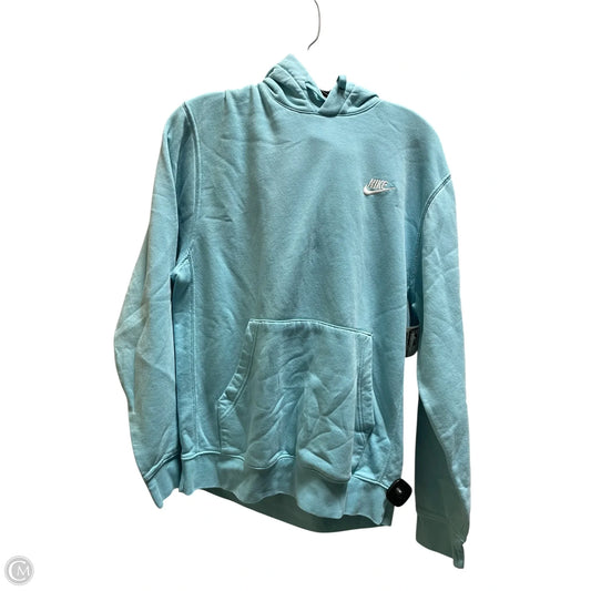 Athletic Sweatshirt Hoodie By Nike Apparel In Blue, Size: S