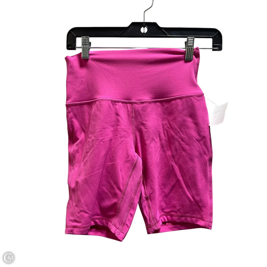 Athletic Shorts By Lululemon In Pink, Size: 6