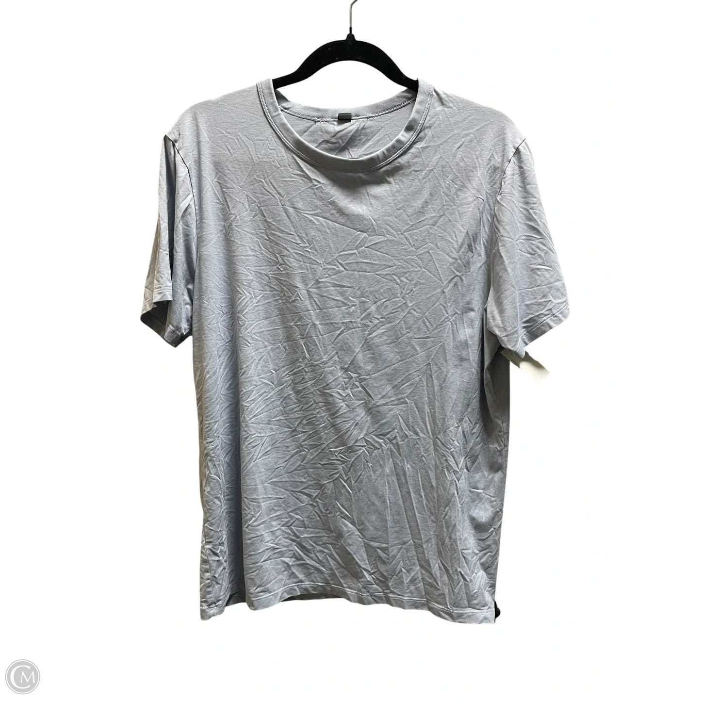Top Short Sleeve By Lululemon In Blue, Size: M