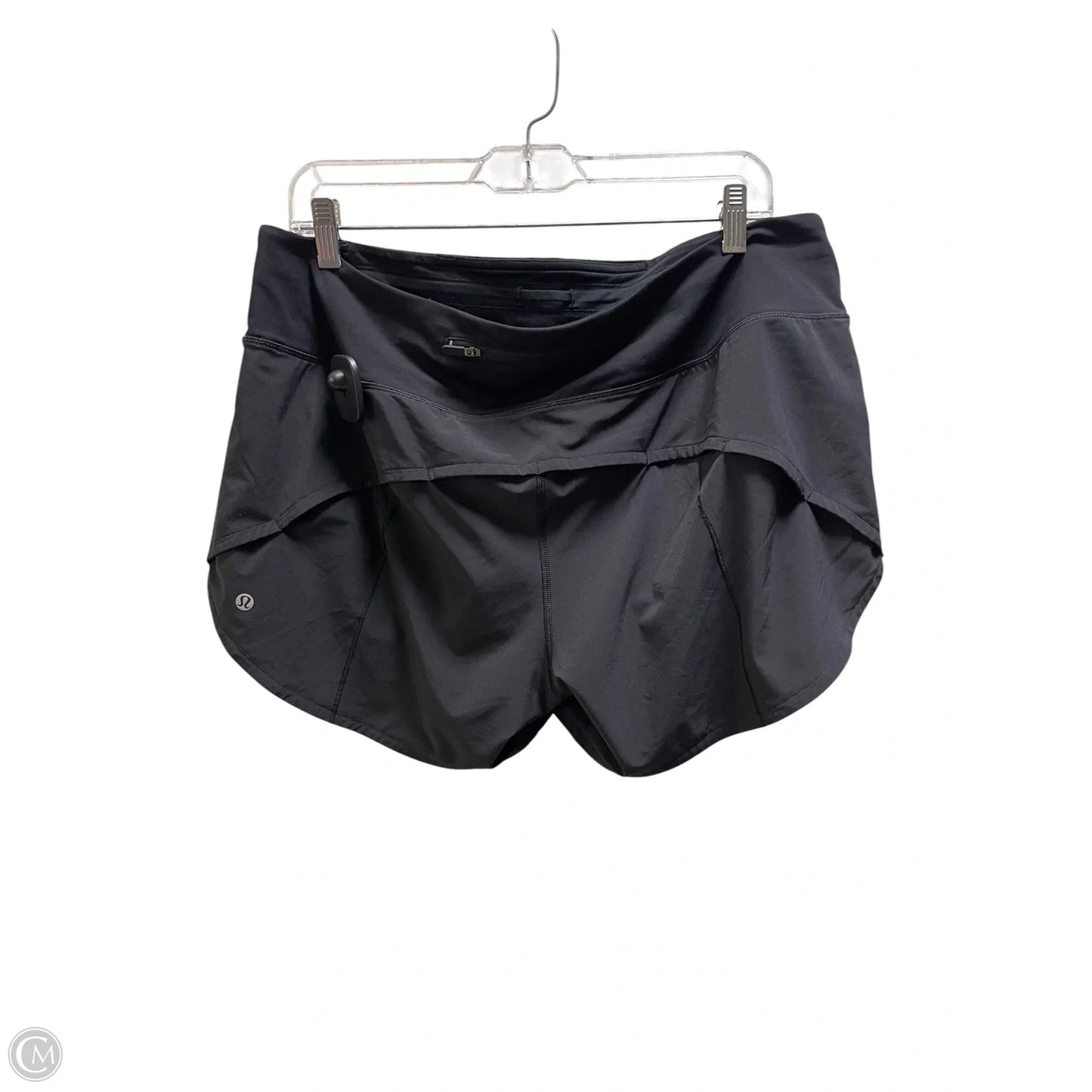 Athletic Shorts By Lululemon In Black, Size: 12