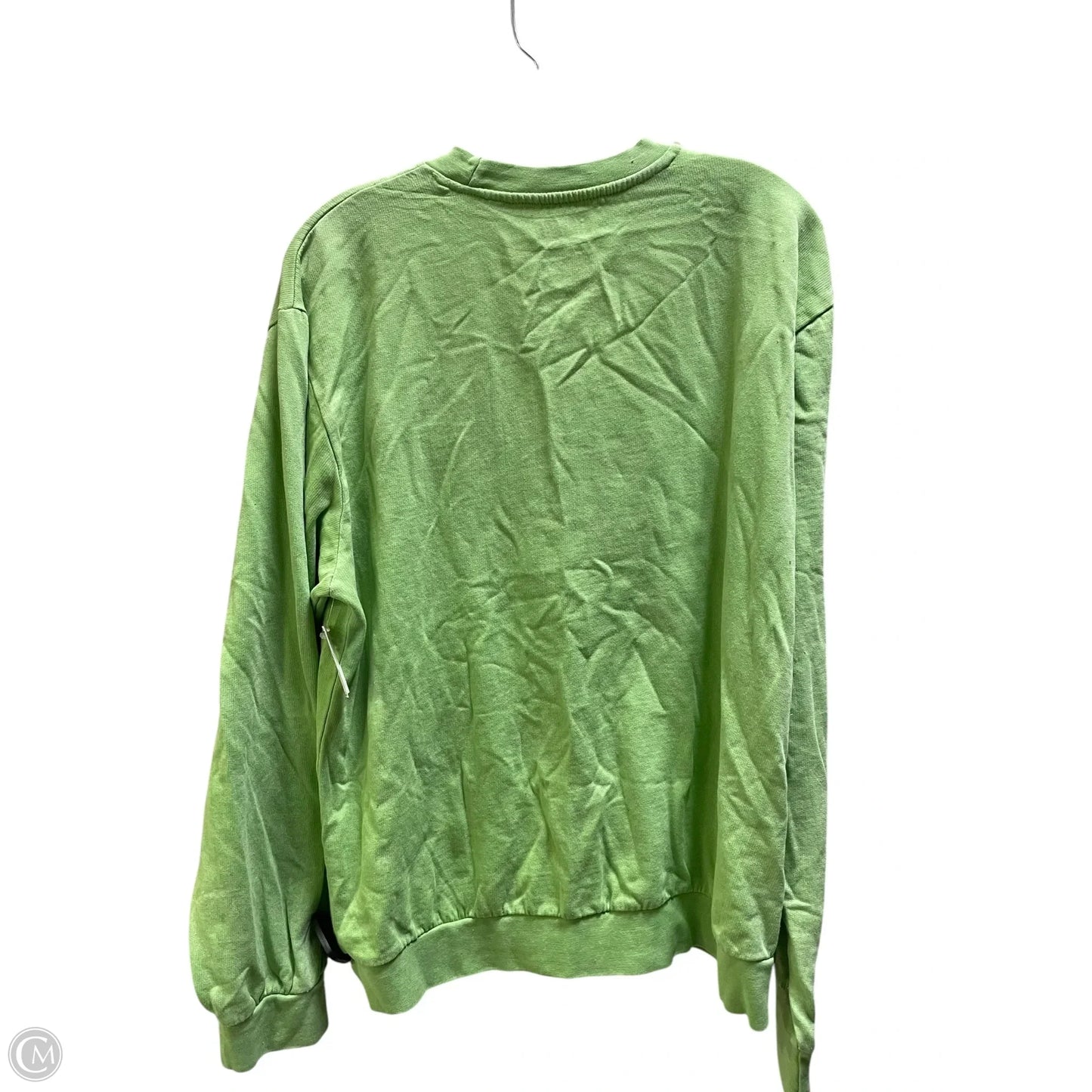 Sweatshirt Crewneck By Clothes Mentor In Green, Size: L