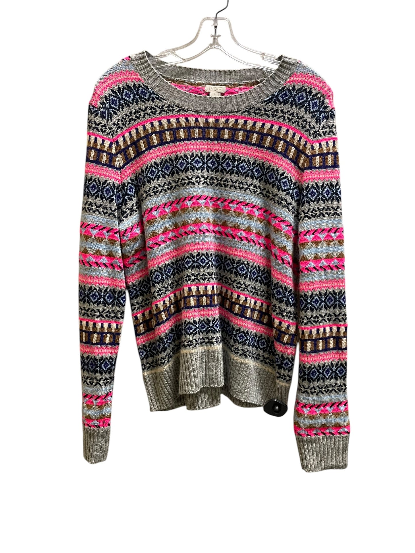 Sweater By J. Crew In Multi-colored, Size: L