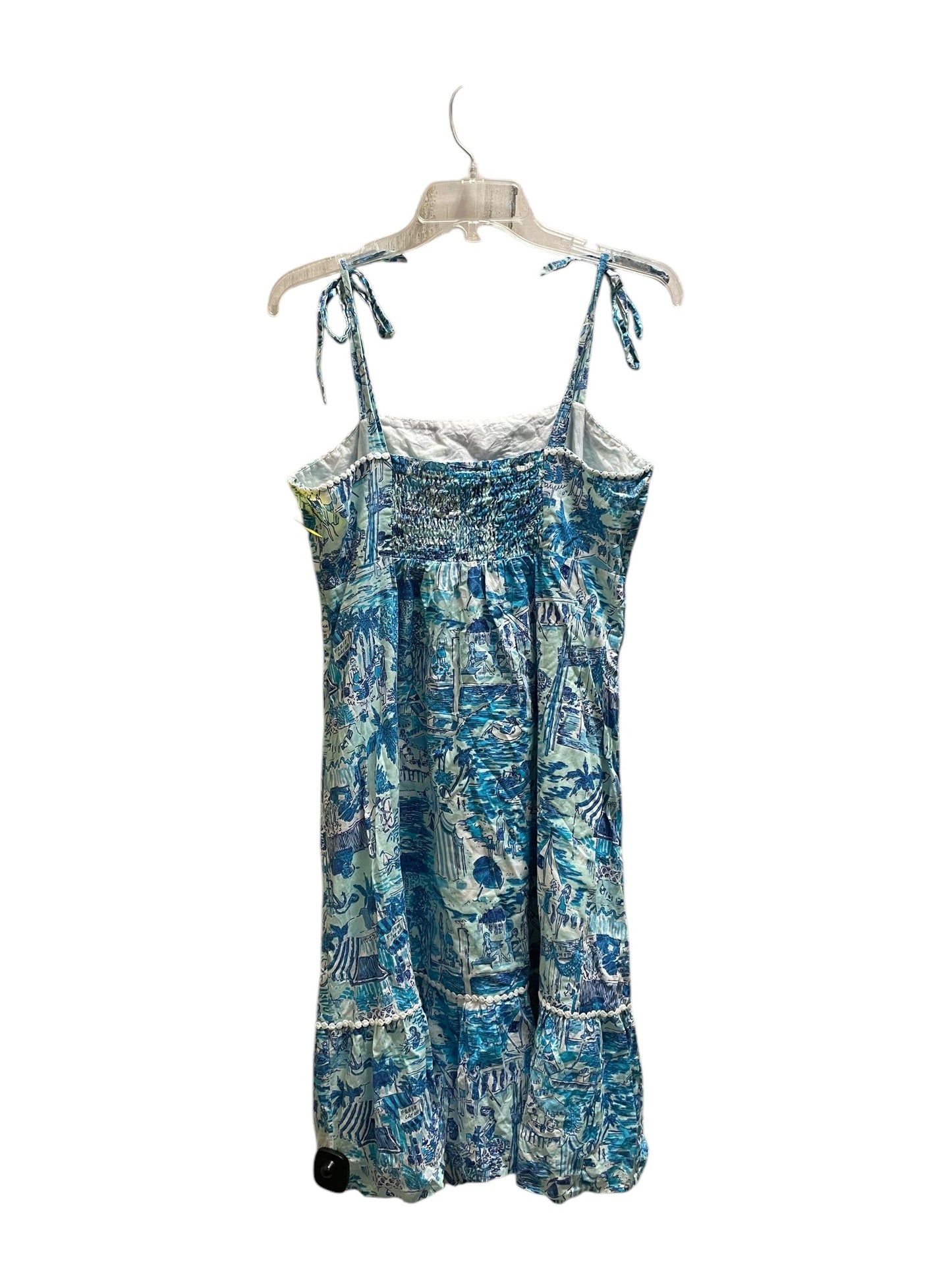 Dress Casual Midi By Lilly Pulitzer In Blue, Size: M