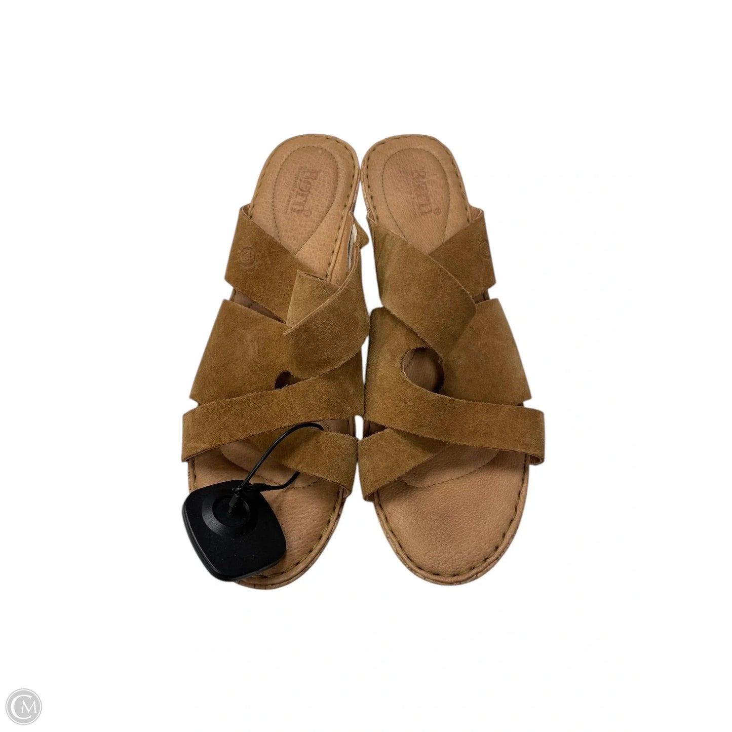 Sandals Heels Wedge By Born In Brown, Size: 10