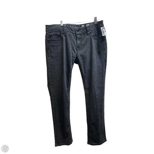 Jeans Skinny By Miss Me In Black Denim, Size: 14