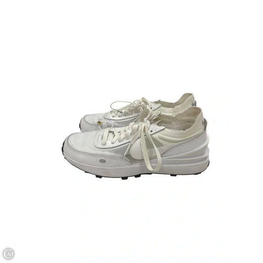 Shoes Athletic By Nike In White, Size: 6