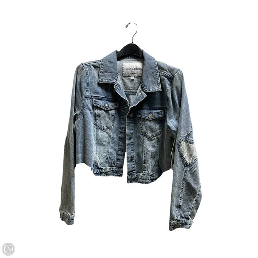 Jacket Denim By Juicy Couture In Blue Denim, Size: Xl