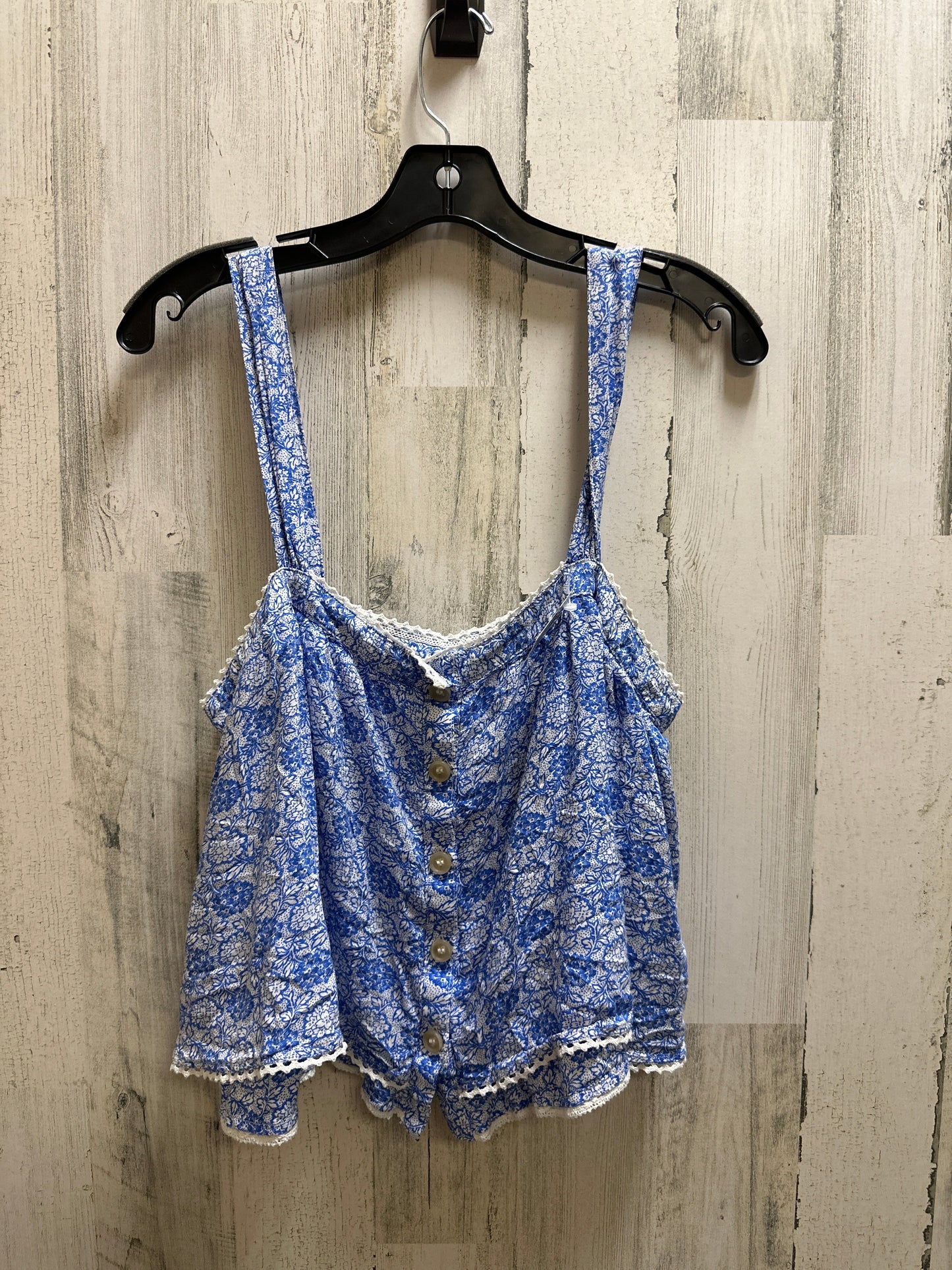 Blue Top Sleeveless Free People, Size M
