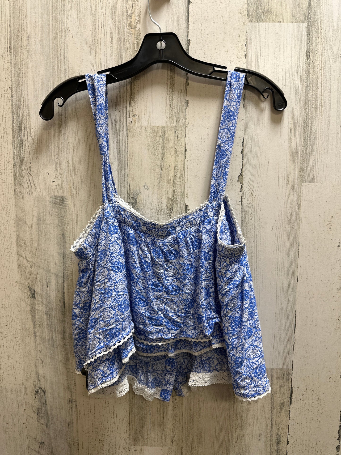 Blue Top Sleeveless Free People, Size M