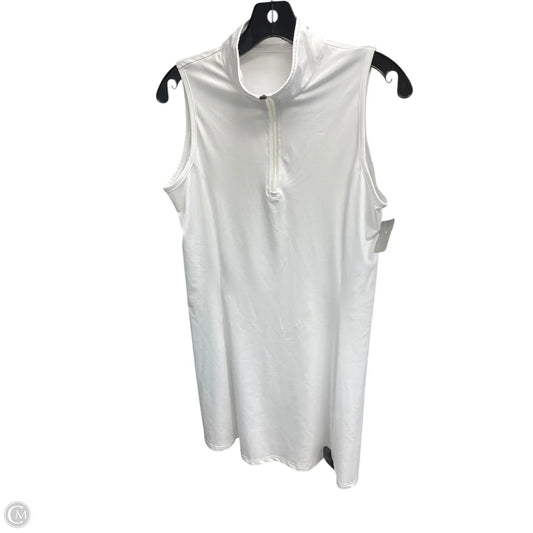 Athletic Dress By Clothes Mentor In White, Size: L
