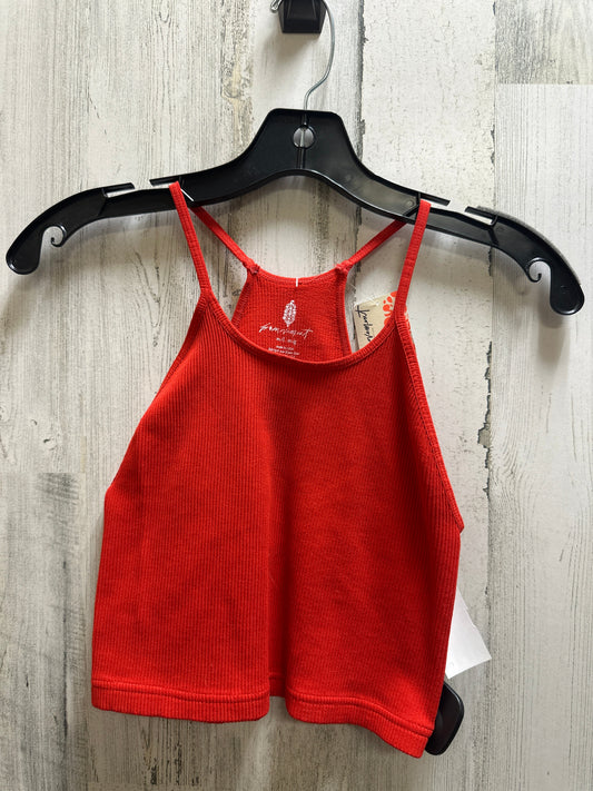 Red Top Sleeveless Free People, Size S