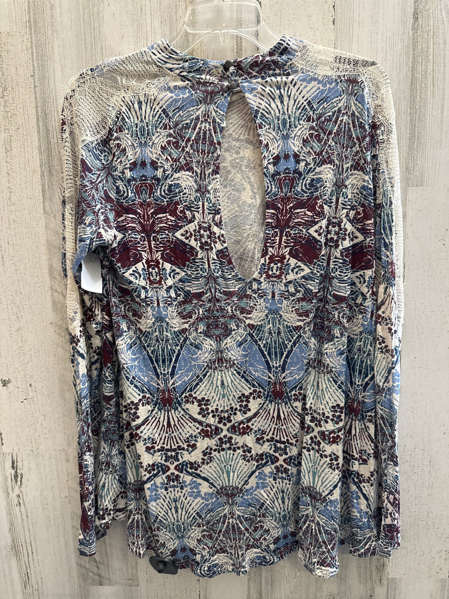 Multi-colored Top Long Sleeve Free People, Size M
