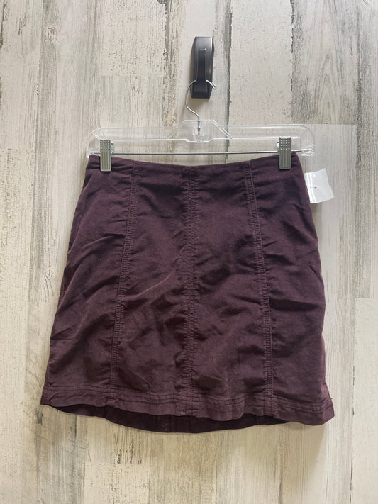 Purple Skirt Mini & Short Free People, Size S