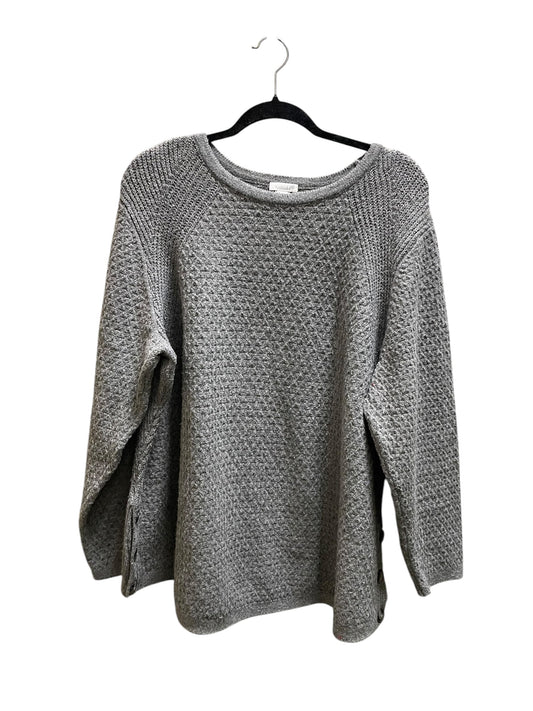 Sweater By J. Jill In Grey, Size: Xl