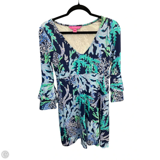 Dress Designer By Lilly Pulitzer In Blue, Size: S