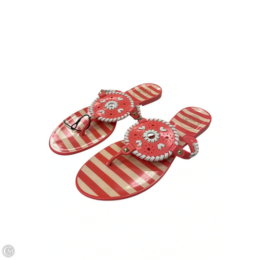 Sandals Flip Flops By Jack Rogers In Pink, Size: 9