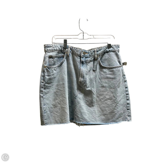 Skirt Mini & Short By Zara In Blue Denim, Size: Xxl