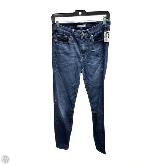 Jeans Skinny By Good American In Blue Denim, Size: 4