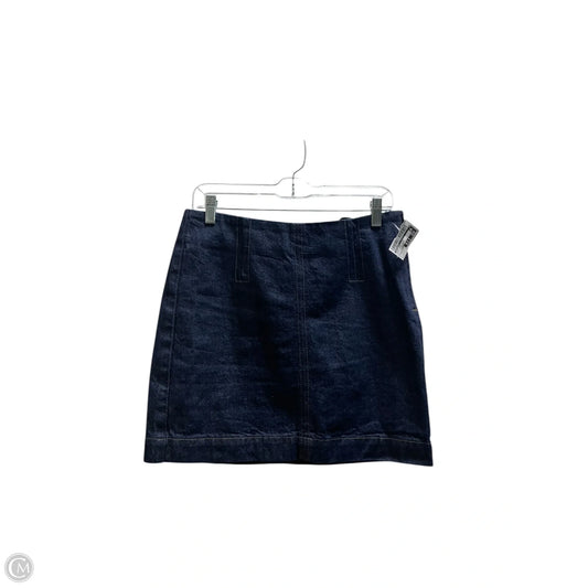 Skirt Mini & Short By Madewell In Blue Denim, Size: 4