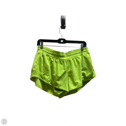 Athletic Shorts By Lululemon In Yellow, Size: 12