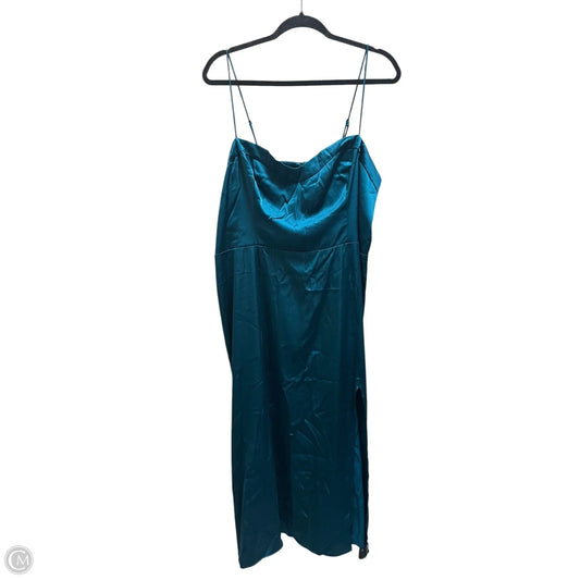 Dress Party Long By Abercrombie And Fitch In Blue, Size: Xl