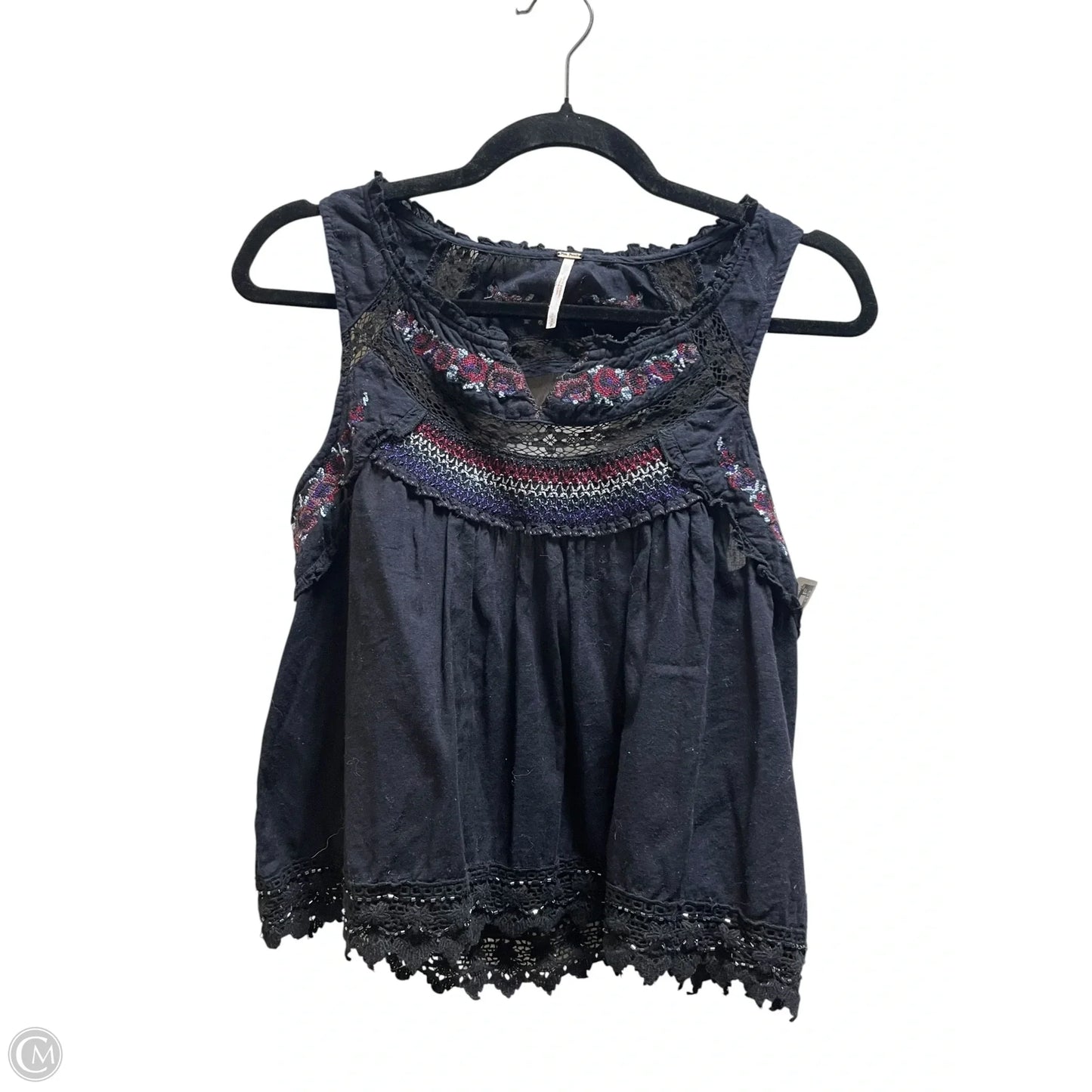 Top Sleeveless By Free People In Black, Size: S
